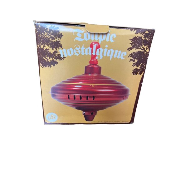 Vintage Nostalgic Spinning Top - LBZ Metal Spinning Toy - Classic Retro Design - Picture 4 of 7